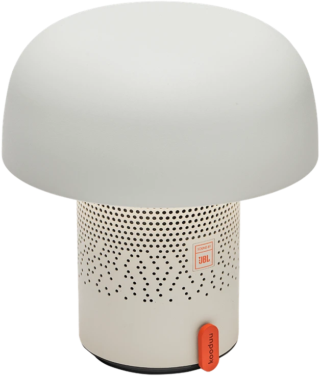 Nešiojama garso kolonėlė su apšvietimu Sound by JBL Kooduu Sensa PLAY, spalva: balta