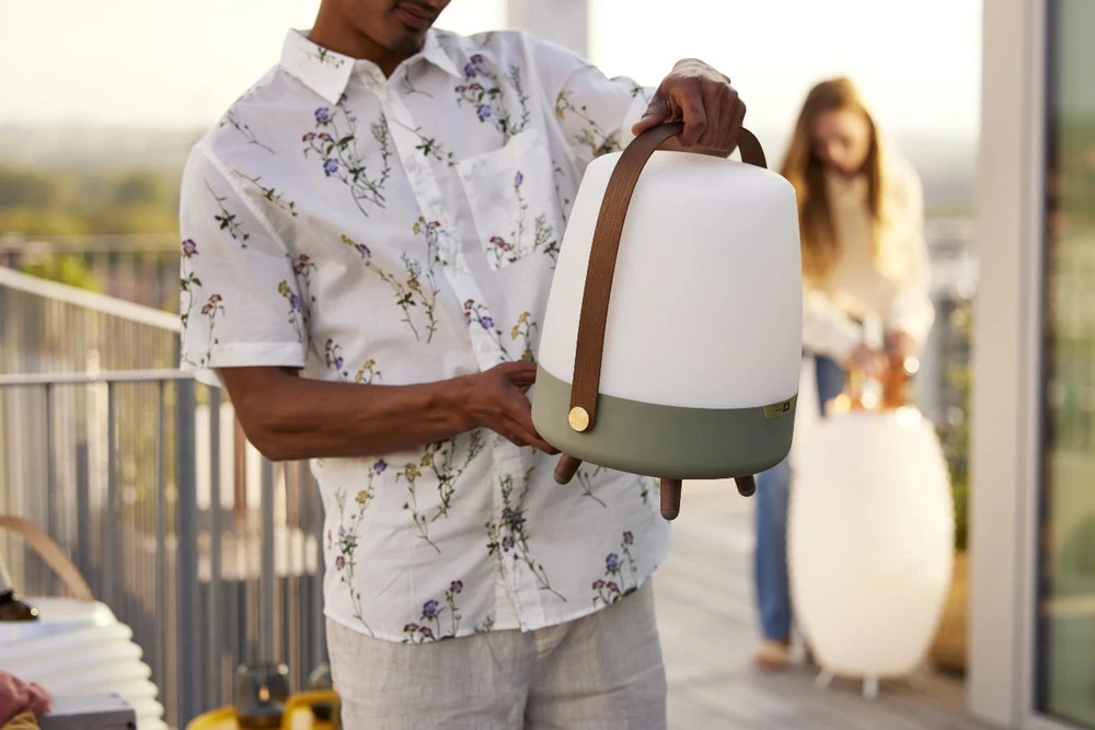 Nešiojama garso kolonėlė su apšvietimu Sound by JBL Kooduu Lite-up PLAY 2.0, spalva: žalia