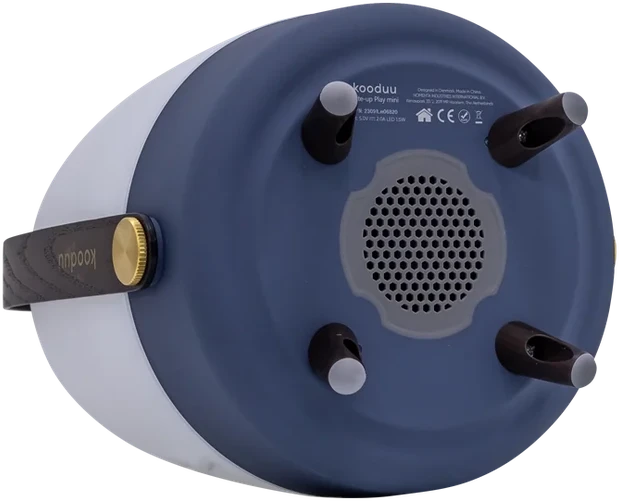 Nešiojama garso kolonėlė su apšvietimu Sound by JBL Kooduu Lite-up PLAY Mini, spalva: mėlyna
