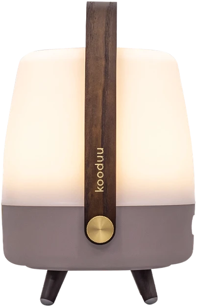 Nešiojama garso kolonėlė su apšvietimu Sound by JBL Kooduu Lite-up PLAY Mini, spalva: ruda