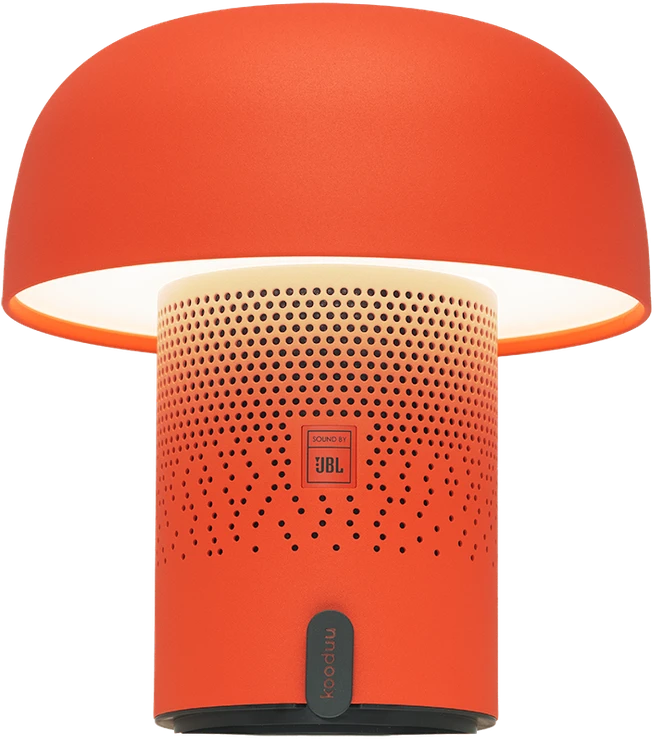 Nešiojama garso kolonėlė su apšvietimu Sound by JBL Kooduu Sensa PLAY, spalva: oranžinė