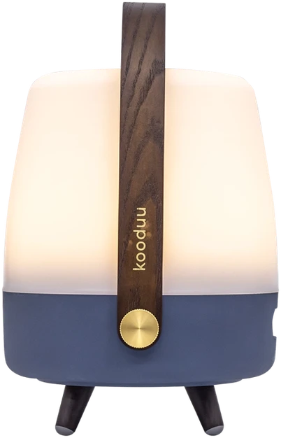 Nešiojama garso kolonėlė su apšvietimu Sound by JBL Kooduu Lite-up PLAY Mini, spalva: mėlyna