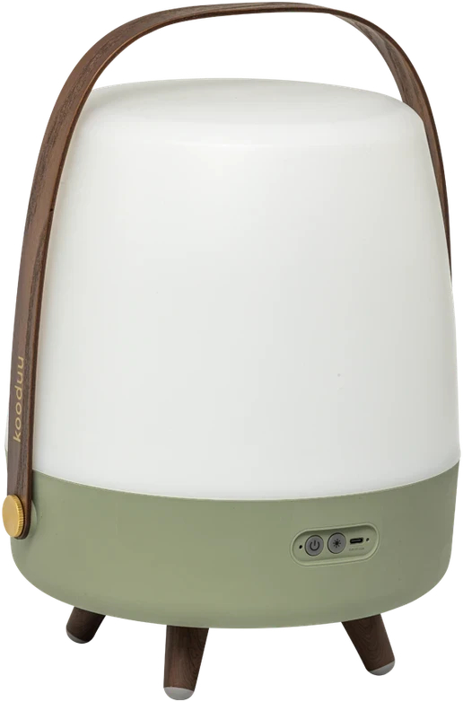 Nešiojama garso kolonėlė su apšvietimu Sound by JBL Kooduu Lite-up PLAY 2.0, spalva: žalia