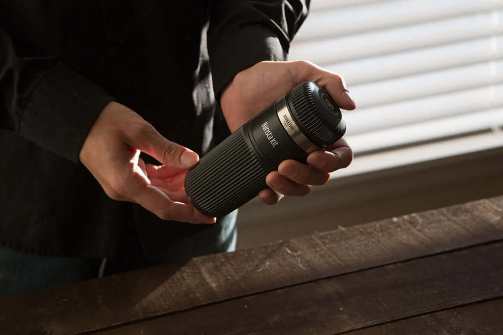 Nešiojamo kavos aparato rinkinys Wacaco Nanopresso Barista Kit