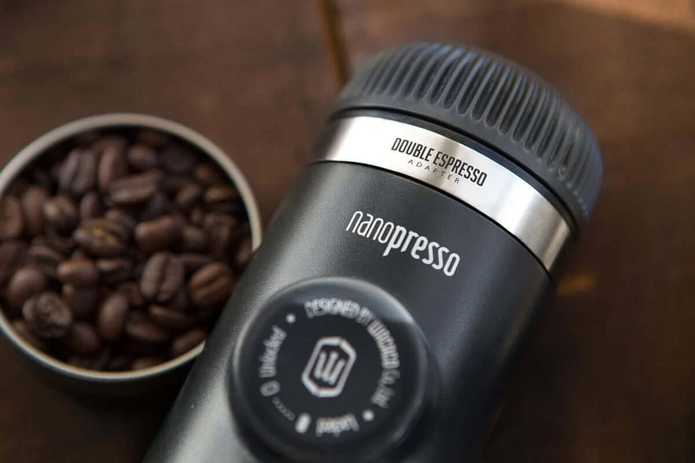 Nešiojamo kavos aparato rinkinys Wacaco Nanopresso Barista Kit