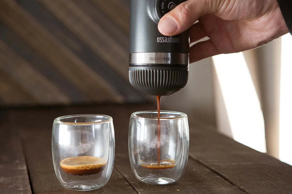 Nešiojamo kavos aparato rinkinys Wacaco Nanopresso Barista Kit