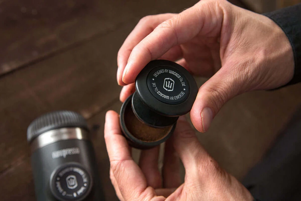 Nešiojamo kavos aparato rinkinys Wacaco Nanopresso Barista Kit