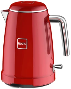 NOVIS K1 elektrinis virdulys, raudonos spalvos