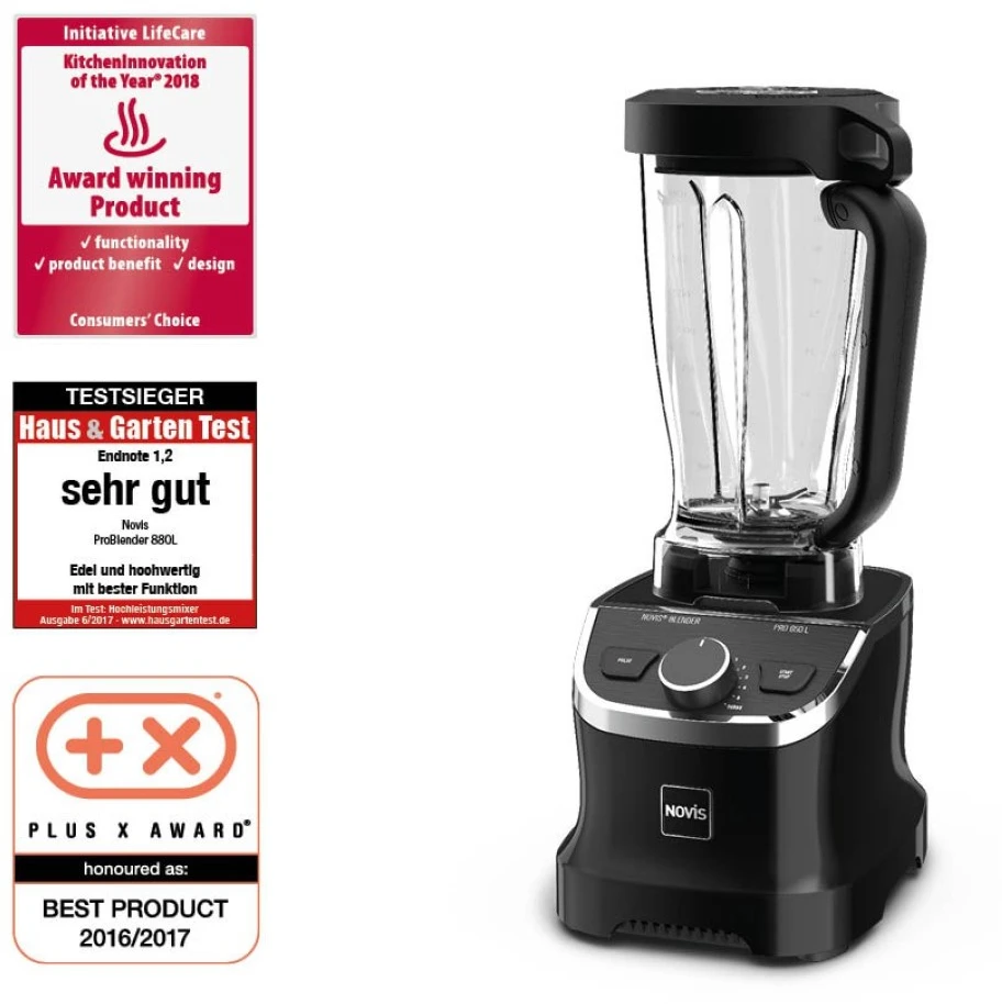NOVIS Pro 880L blenderis, juodas