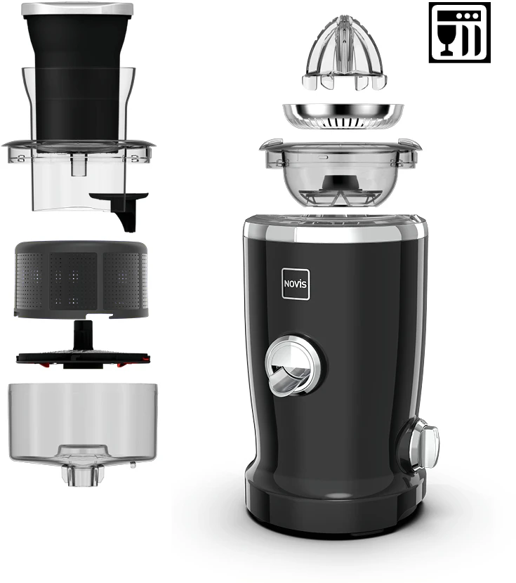 Sulčiaspaudė NOVIS Vita Juicer SX-3 VDE, juoda