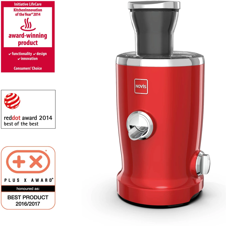 Sulčiaspaudė NOVIS Vita Juicer SX-3 VDE Raudona