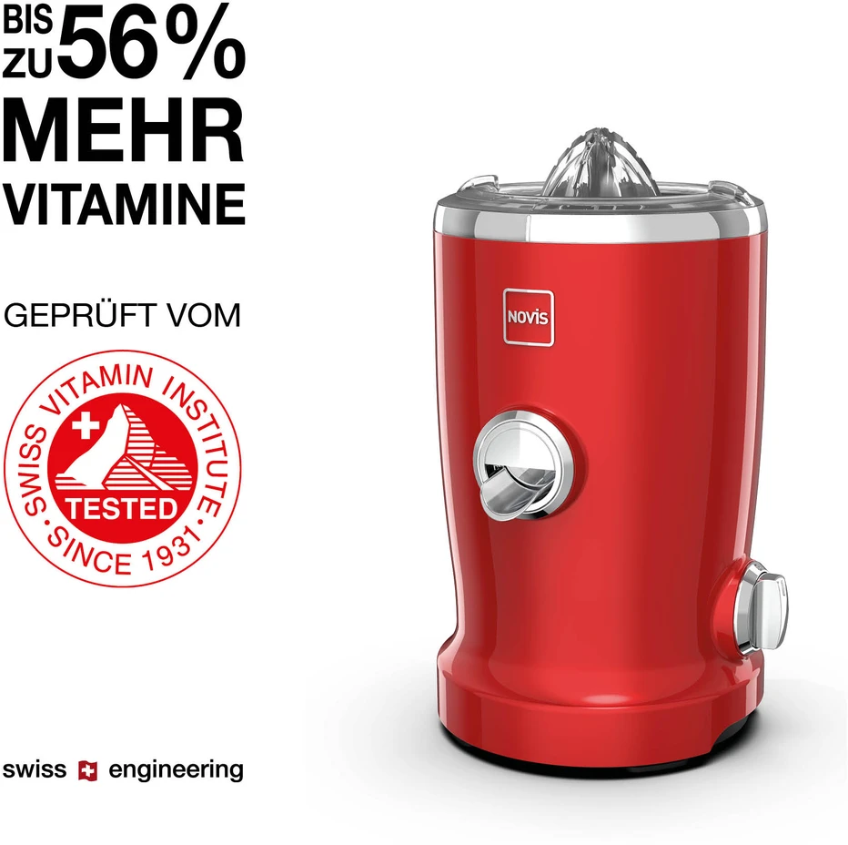Sulčiaspaudė NOVIS Vita Juicer SX-3 VDE Raudona