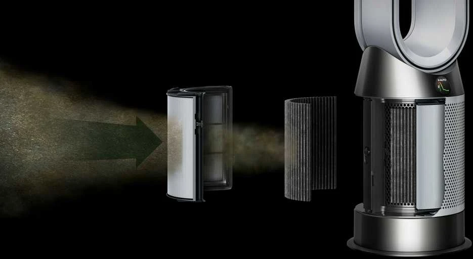 Oro valytuvas su ventiliatoriaus ir šildytuvo funkcija DYSON HP10