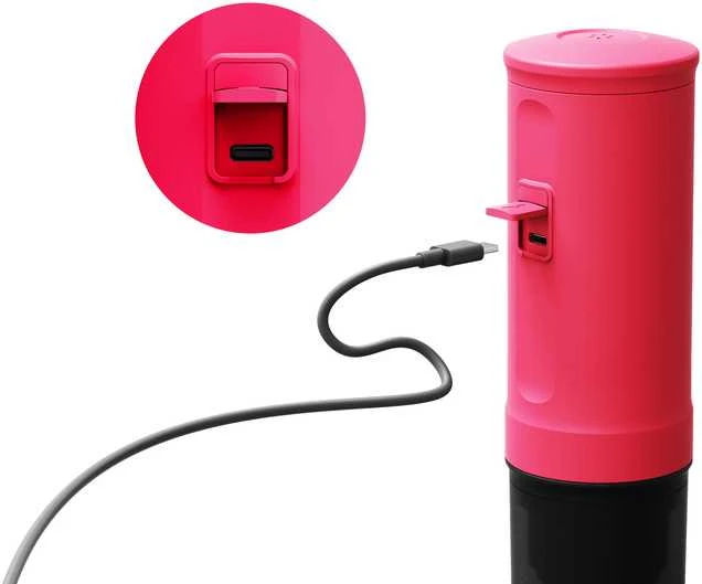 Outin Nano 7500 mAh nešiojamasis kavos virimo aparatas (raudonas)