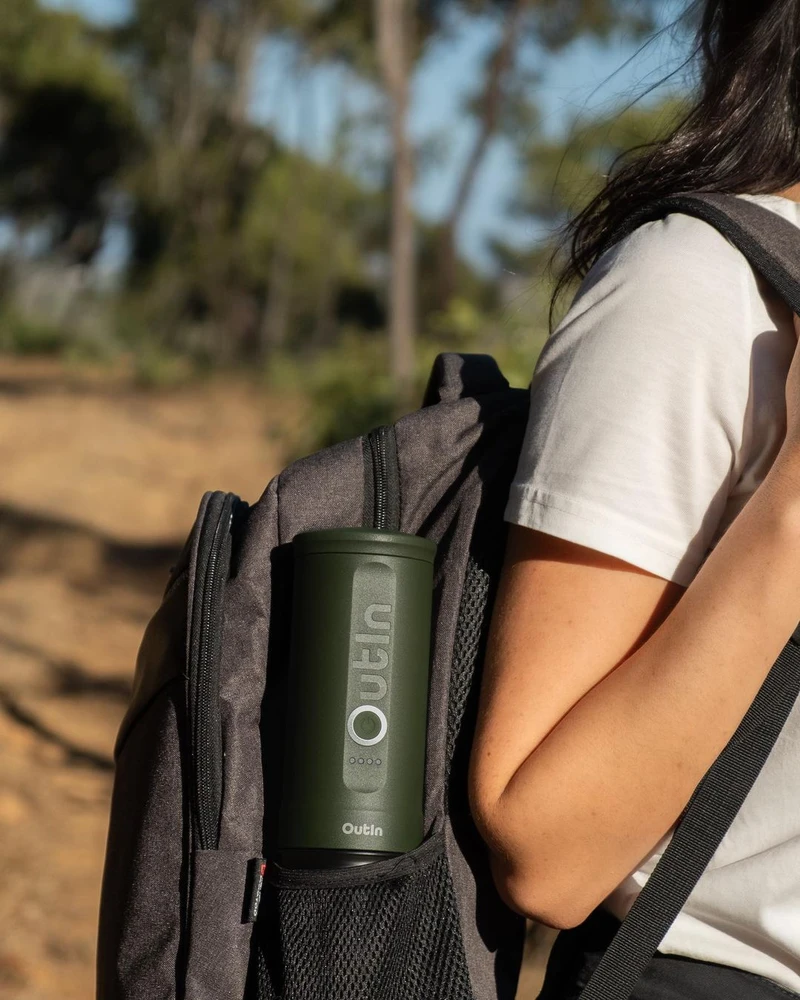 Outin Nano 7500mAh nešiojamasis kavos virimo aparatas - žalias