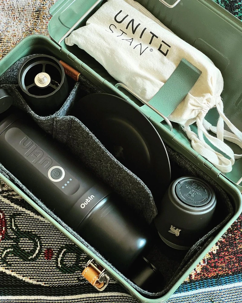 Outin Nano 7500mAh nešiojamasis kavos virimo aparatas - žalias