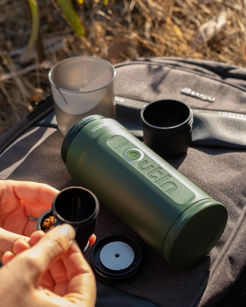 Outin Nano 7500mAh nešiojamasis kavos virimo aparatas - žalias