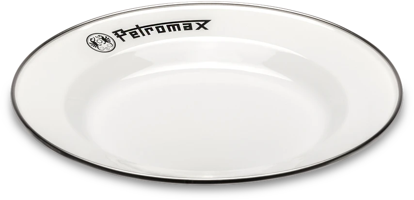 Emaliuotos lėkštutės 2vnt. 22 cm Petromax Baltos