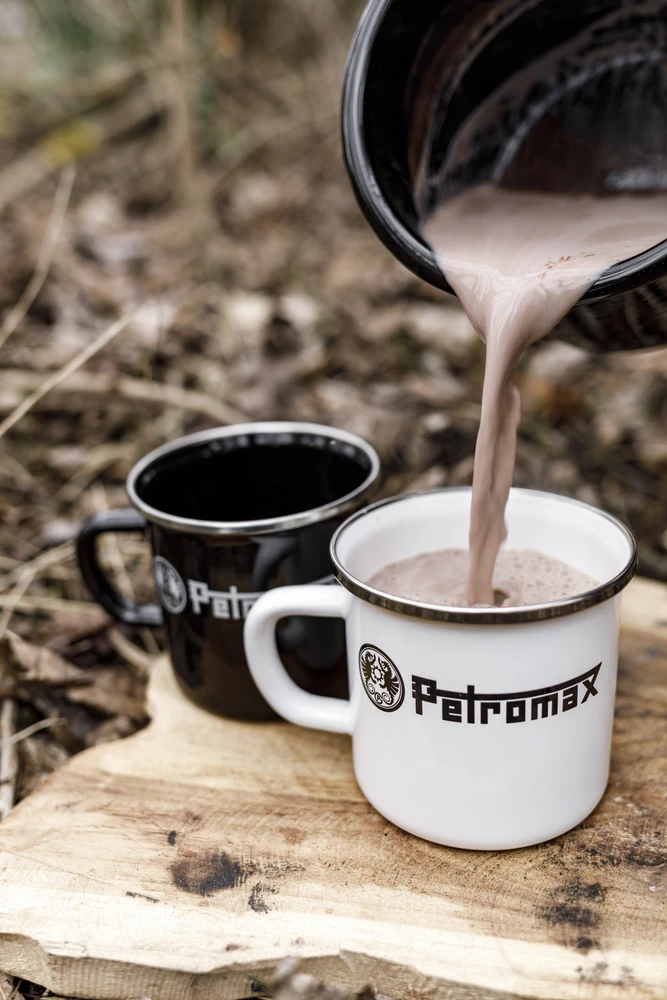 Emaliuoto plieno puodukas Petromax Baltas