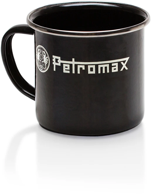 Emaliuoto plieno puodukas Petromax Juodas
