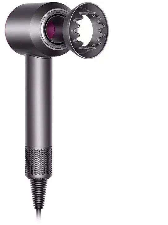 Plaukų džiovintuvas DYSON SUPERSONIC švelnaus džiovinimo antgalis, juodas, 969749-03