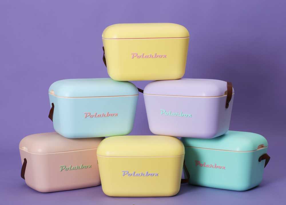 POLARBOX Sky mėlynas – baby rose pop šaltkrepšis, 12L