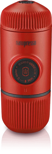 Rankinis maltos kavos aparatas su dėklu Wacaco Nanopresso, Raudonas