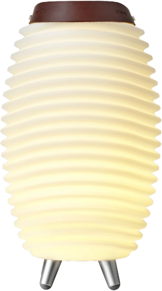 KOODUU SYNERGY 35 LED lempa su garsiakalbiu ir gėrimų aušintuvu - 41 x 24 cm, balta