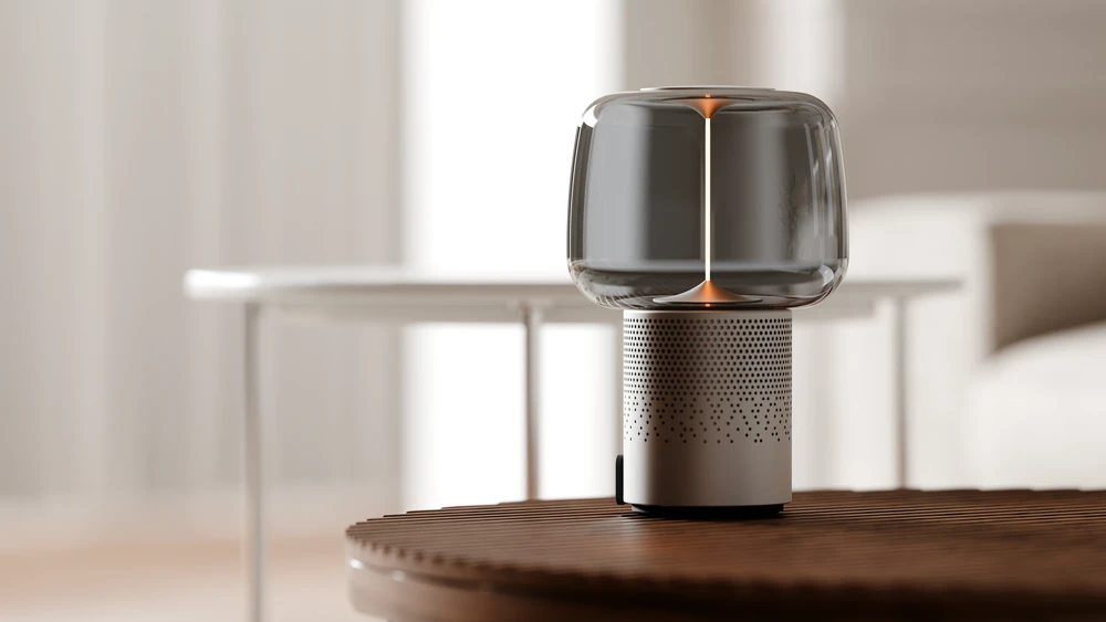 SOUND BY JBL Serena Play kolonėlė/šviestuvas su JBL Frosted, Sidabrinis
