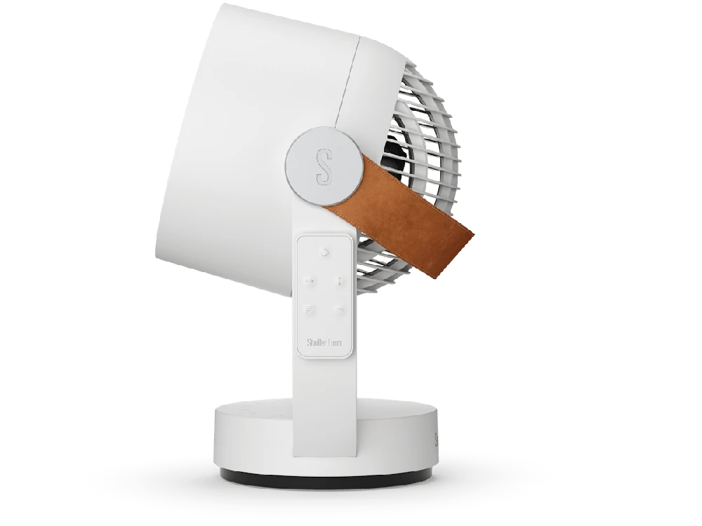 Ventiliatorius Stadler form Fan Leo Table Fan, Timer, Greičių skaičius 4, 18 W, Oscillation, Baltas