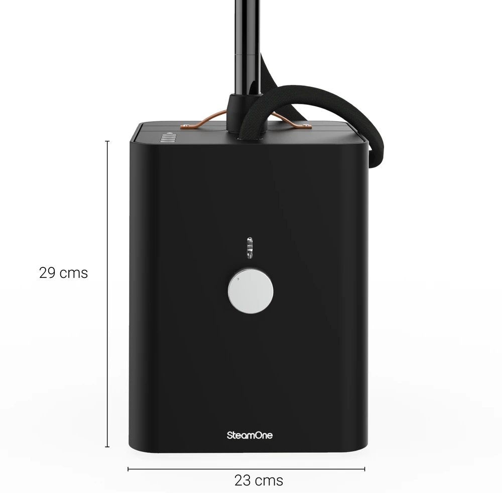 SteamOne STEAMCUBE drabužių garintuvas, juodas