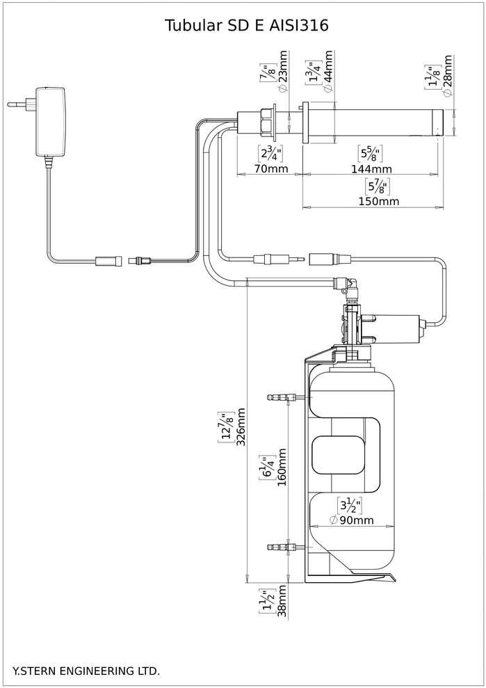 STERN Tubular Automatinis muilo dozatorius