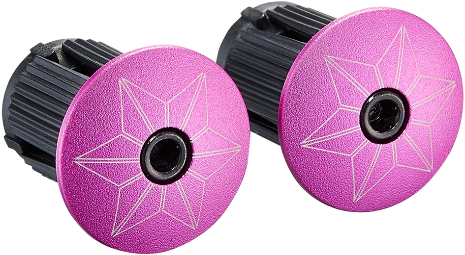 SUPACAZ Super Sticky Kush - Star Fade - Neon Rožinė + Rožinė Plugs vairo juosta su kištukais