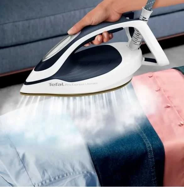 Lygintuvas Tefal Steam Station Pro Express | GV9712E0 | 3000 W | 1.2 L | Baltos/mėlynos spalvos