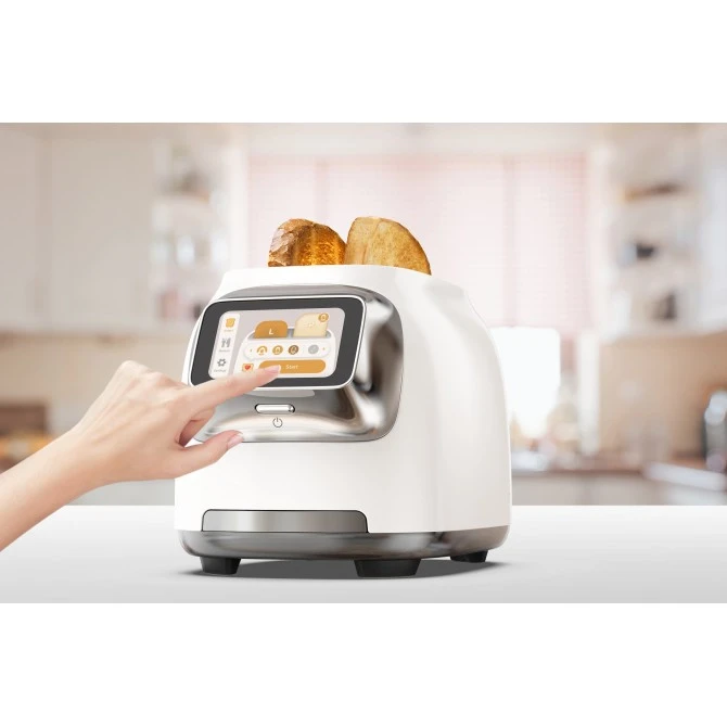 TINECO TOASTY ONE išmanus skrudintuvas, baltos spalvos