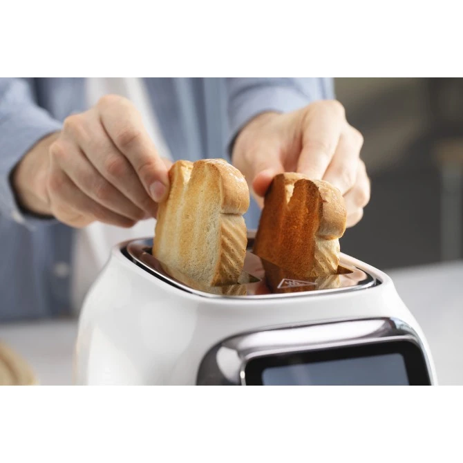 TINECO TOASTY ONE išmanus skrudintuvas, baltos spalvos