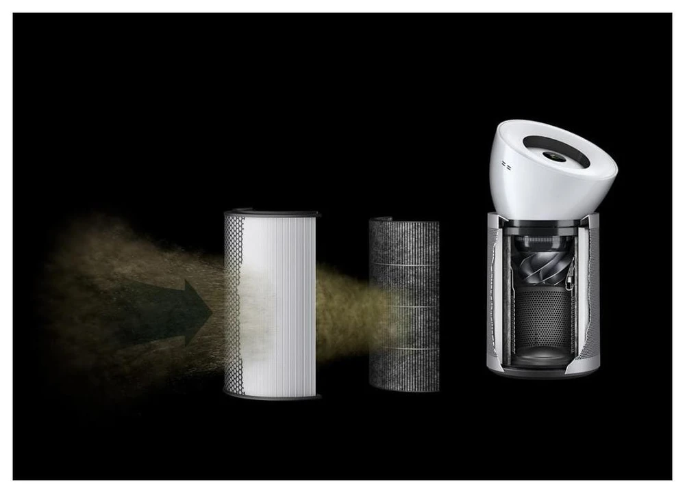 Dyson Purifier Big+Quiet - ventiliatorius, oro valytuvas BP02, pilkos spalvos