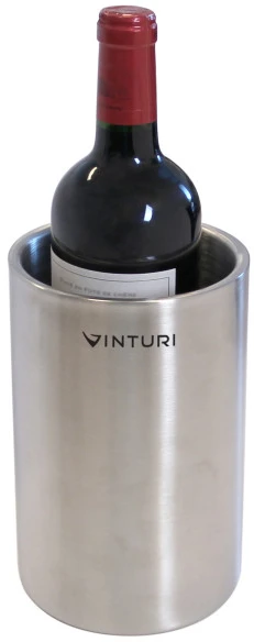 Vinturi metalinis vyno butelio šaldytuvas