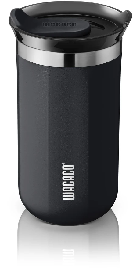 WACACO Octaroma Lungo termo puodelis, 300 ml, juodas