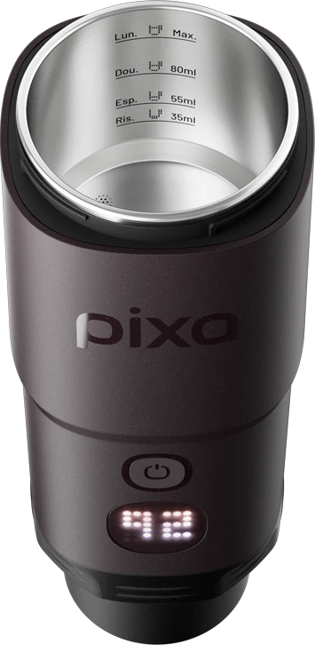 Wacaco Pixapresso nešiojamas kavos aparatas, burgundiškos spalvos