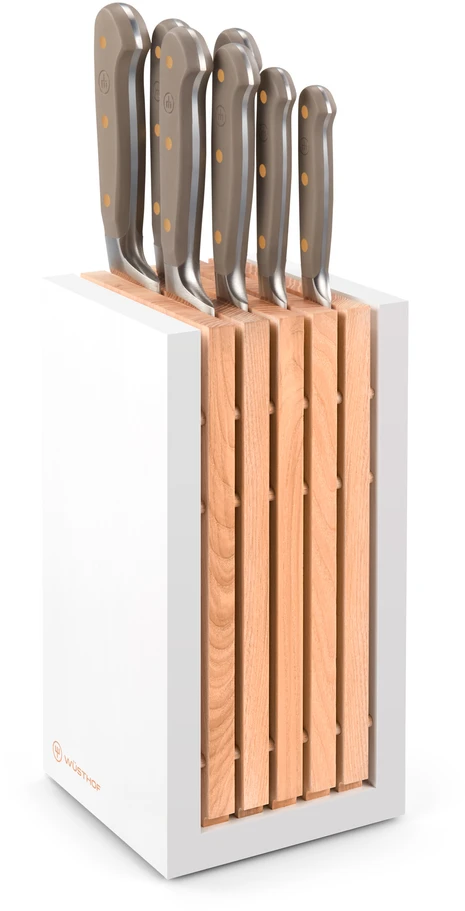 Wusthof Peilio blokelis su 7 peiliais, pilkas, Classic Colour