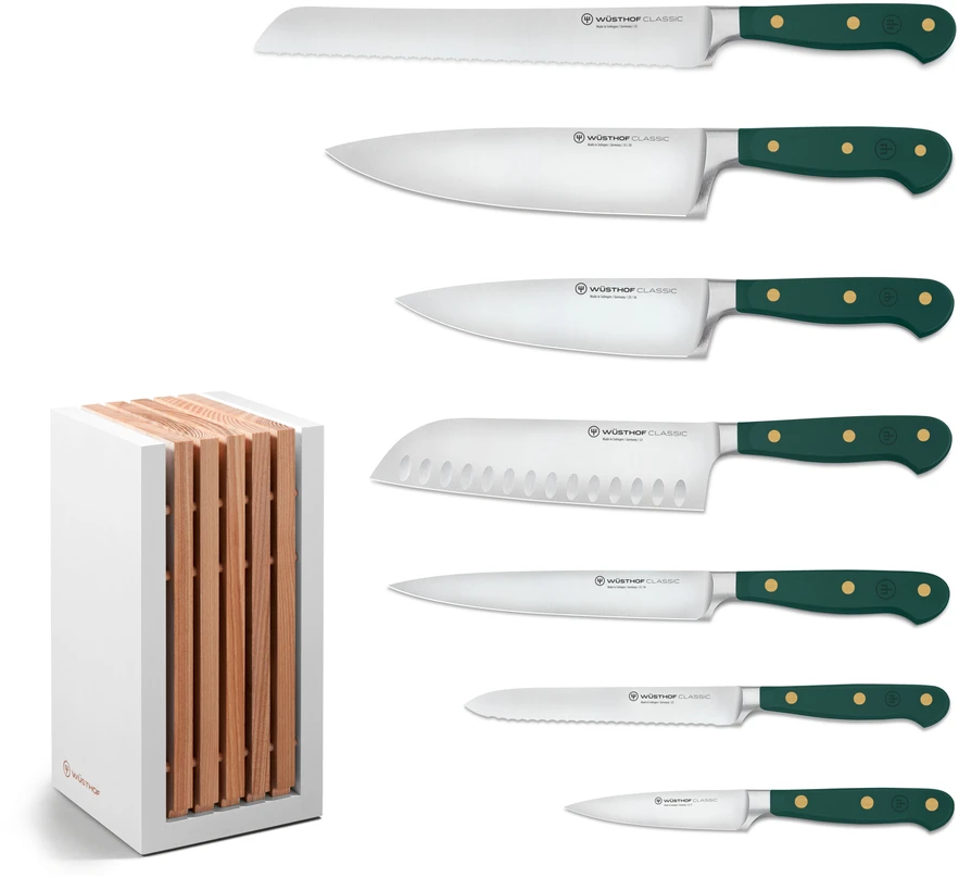 WUSTHOF 1091770717 Classic Colour peilių rinkinys, 7vnt., fresh rosemary