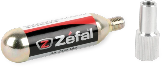 ZEFAL EZ adapteris, CO2 infliatorius, sidabro