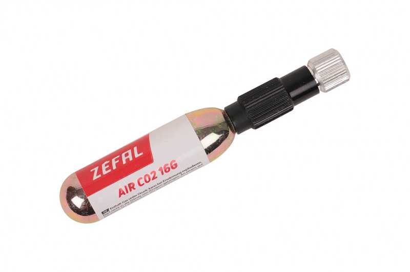 ZEFAL EZ CONTROL CO2 infliatorius, juoda/sidabro