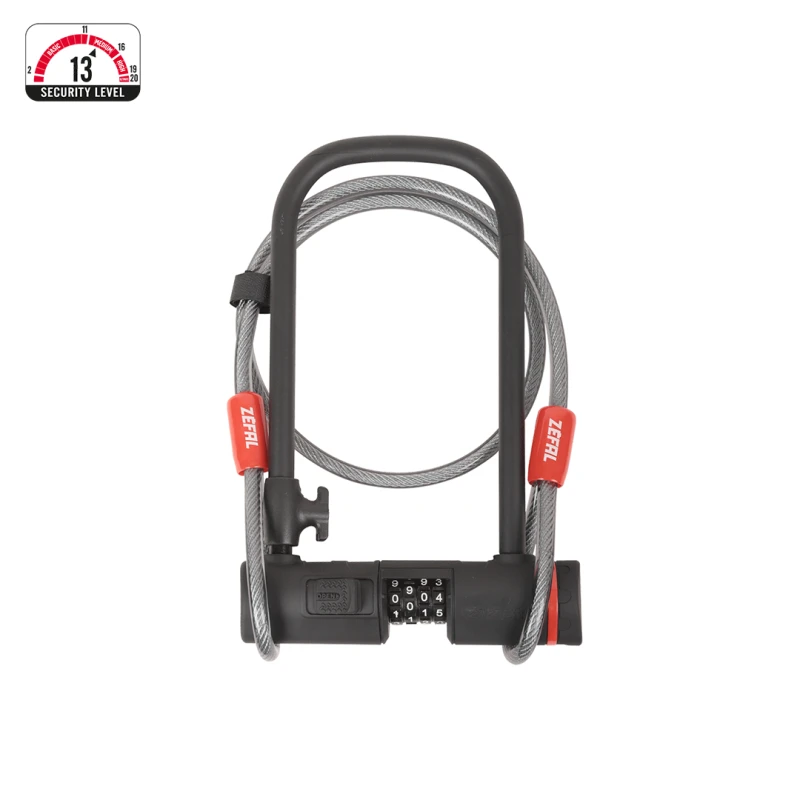 ZEFAL K-TRAZ U13 CODE + CABLE dviračio spyna su lynu