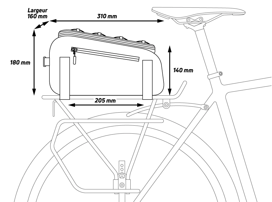 ZEFAL Z TRAVELER 40 REAR BAG dvir. krepšys