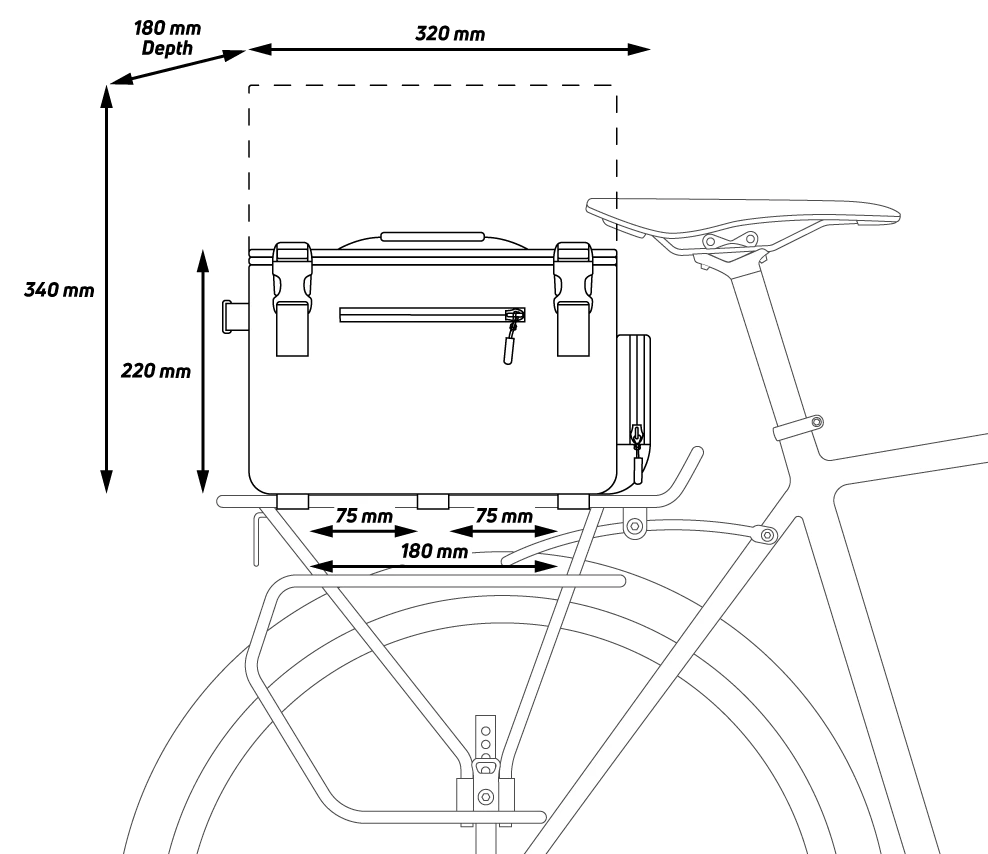 ZEFAL Z TRAVELER 60 REAR krepšys