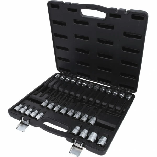 Grąžtas 1/2´´ bit socket set for hexagon socket screws, 30 pcs, KS Tools