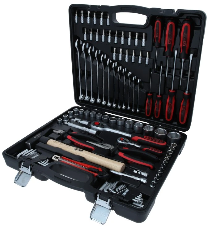 1/4"+1/2" universalus įrankių komplektas 97pcs, KS Tools
