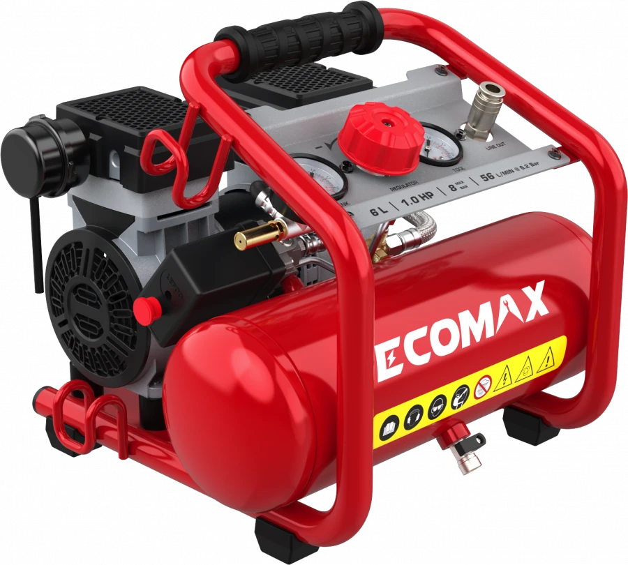 air compressor EMX 800W Oilfree 6L, Silent, Ecomax